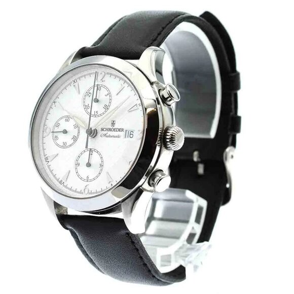 SCHROEDER Chronograph Date white Dial Automatic Men's Watch_ - Picture 9 of 11